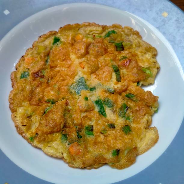 istock Rice, omelette, noodle and sambal 1425520052