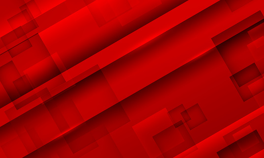 red light sqaure tiles abstract neon laser lines background technology