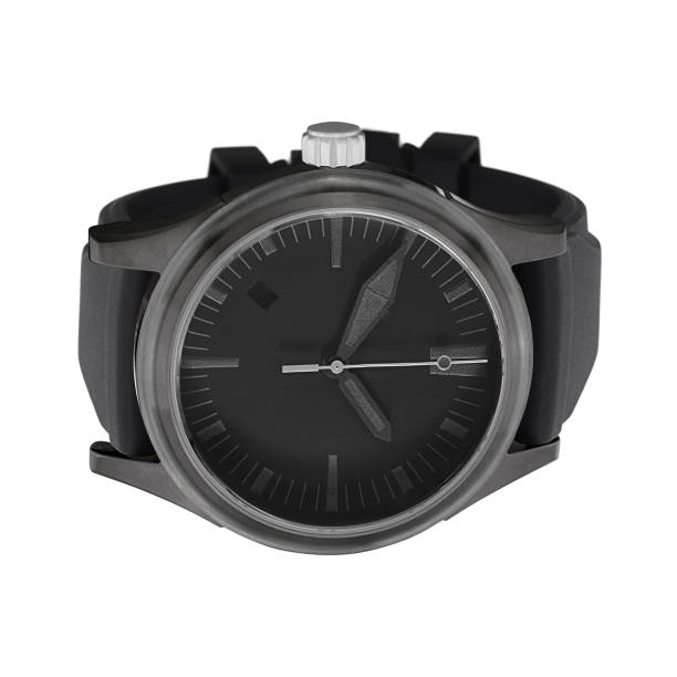 istock Men's mechanical watch isolated on white background 1425521215