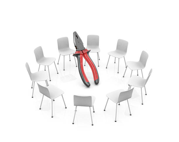 istock Office Chair with Pliers 1425521862