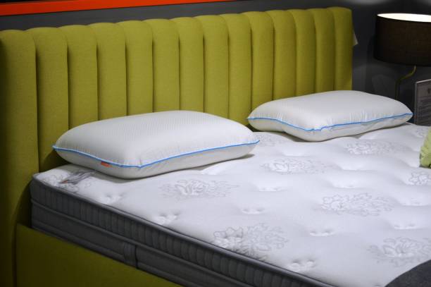 istock bed in the bedroom 1425527956