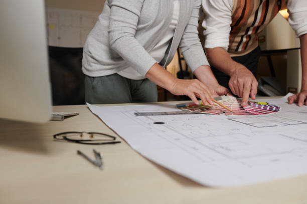 istock Interior Designers Choosing Wall Colors 1425531382