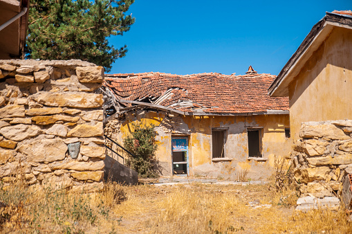 Abandoned and Ruined Turkish Village Houses