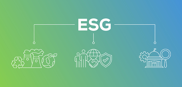 ESG - Environmental, Social, and Governance Concept Web Banner