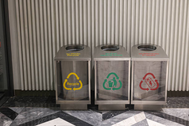 istock Recycle bins at  Airport,thailand. 1425538283