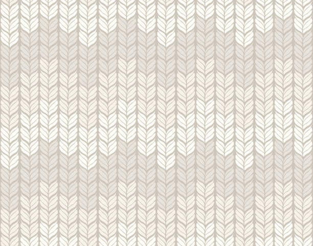 ilustrações, clipart, desenhos animados e ícones de jacquard padrão de tricô perfeito. textura de malha. fundo vetorial com tecido de lã de malha em cor clara. - wool scarf backgrounds knitting