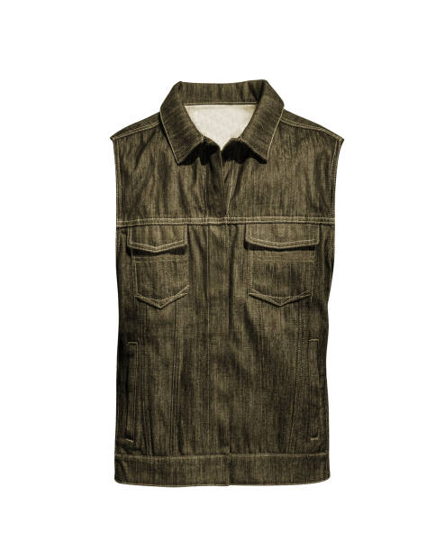 istock jeans vest isolated on white 1425550225