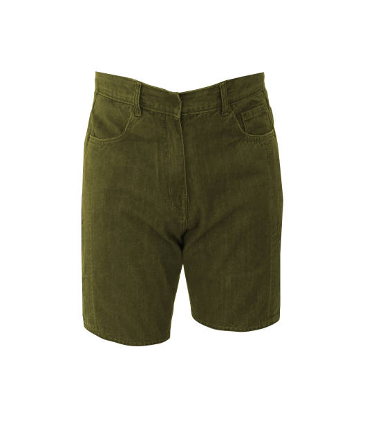 istock Male jeans shorts isolated 1425551013