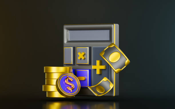 istock calculator with dollar coin note sign on dark background 3d render 1425551378