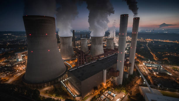istock Coal Power Plant - Aerial View 1425552384