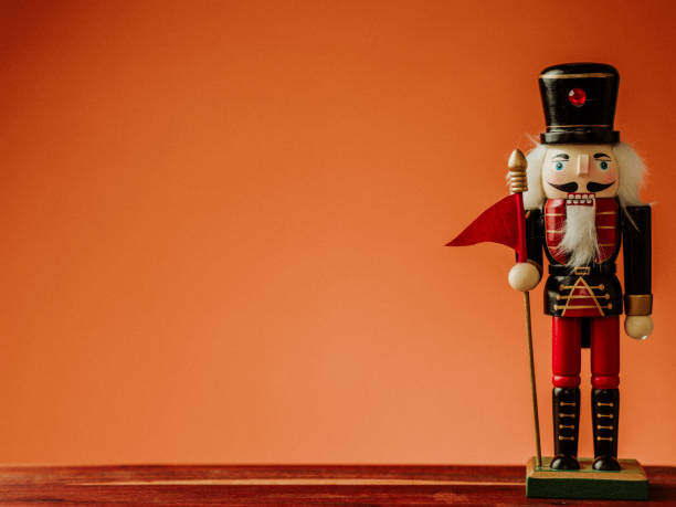 istock Christmas still life with knick knack nutcracker decoration ornament 1425553342