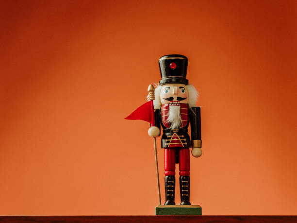 istock Christmas still life with knick knack nutcracker decoration ornament 1425553805