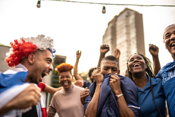 istock French team fans celebrating 1425575248