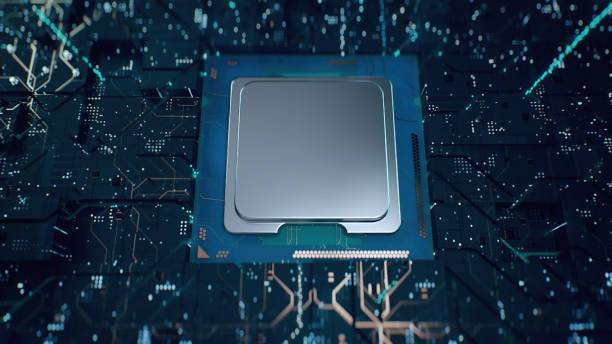 istock CPU chip on motherboard - abstract 3D render of a computer processor chip on a circuit board with a microchip 1425576020