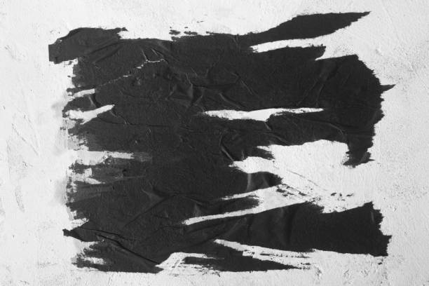 istock Old black poster on the bulletin board. 1425587929