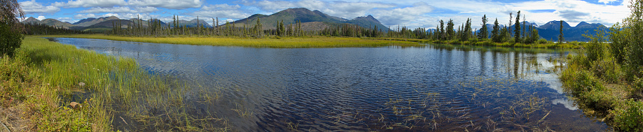 Skilak Lake in Skilak Wildlife Recreation Area in Alaska,United States,North America