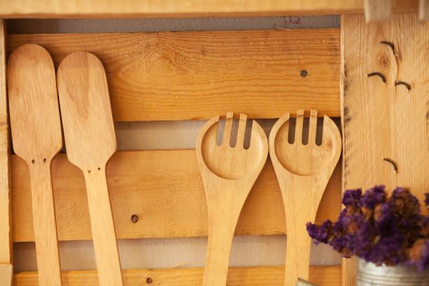 Wooden spoons decor