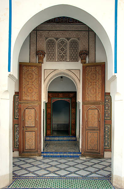 istock Entrance to Bahia Palace, Marrakech, Morocco 142560751