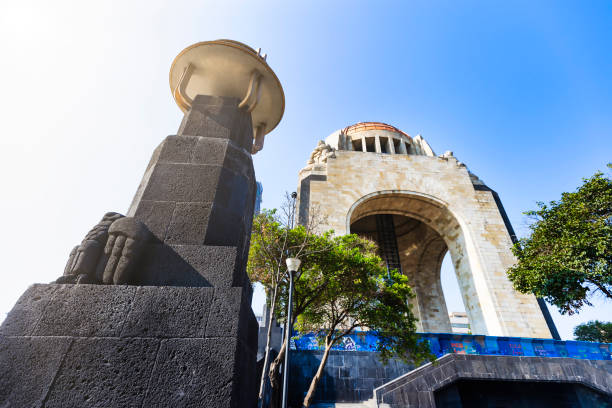 The Monument to the Revolution, Mexico City stock photo