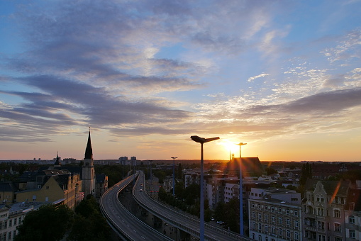 This is my city Halle(Saale) in a beautiful sunset