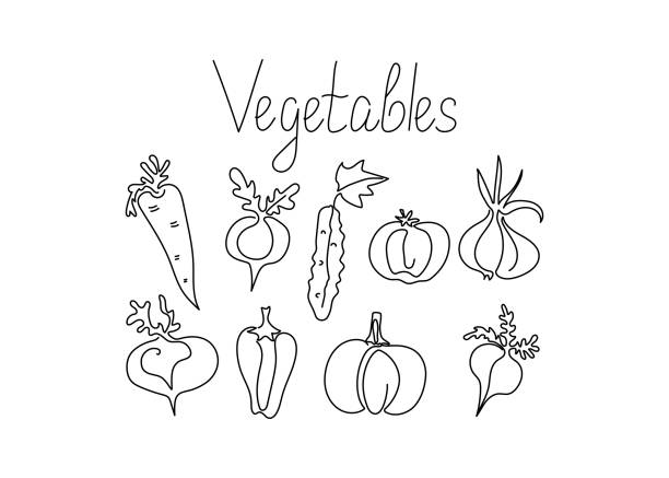 野菜 1 - radish white background vegetable leaf点のイラスト素材／クリップアート素材／マンガ素材／アイコン素材
