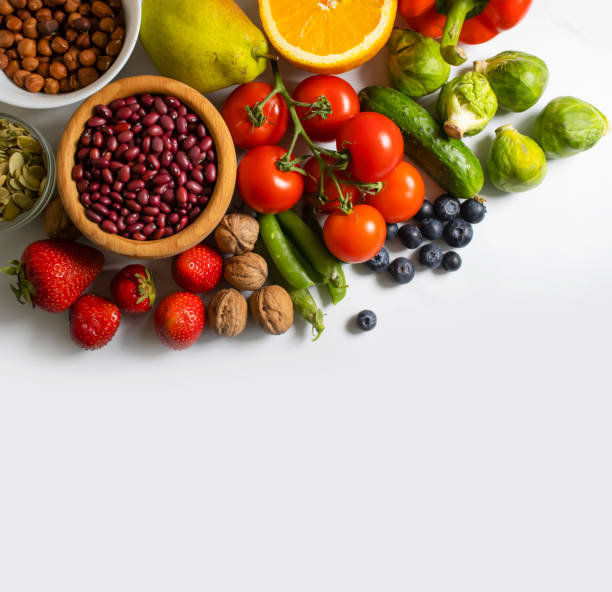 istock Fresh different vegetables and fruits 1425632222