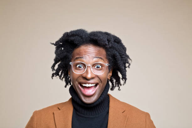 istock Portrait of surprised man 1425633150