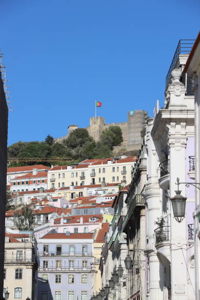 istock View on the castle in Lisbon 1425646617