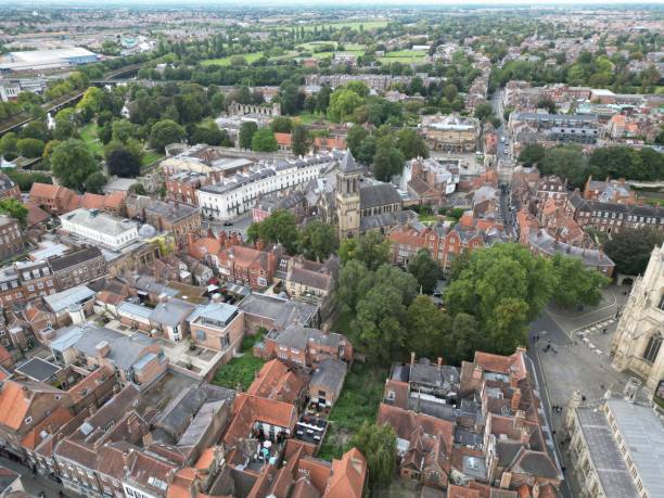 istock aerial view of York 1425648048