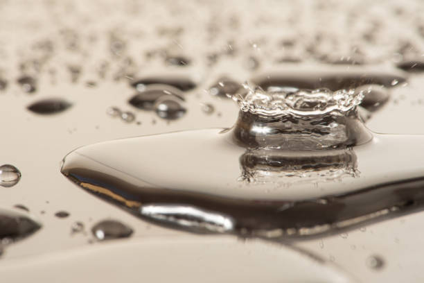 Wet saw cutting marble closeup