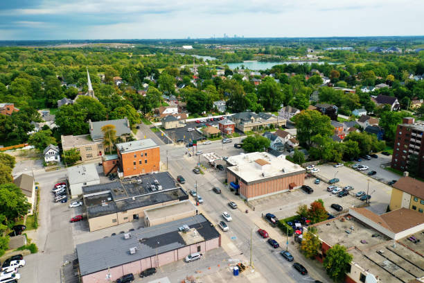 istock Aerial of Thorold, Ontario, Canada 1425655889