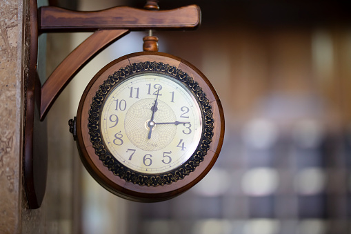 Old pendulum clock