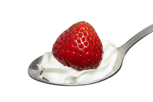 istock Strawberry with whipped cream 142566226
