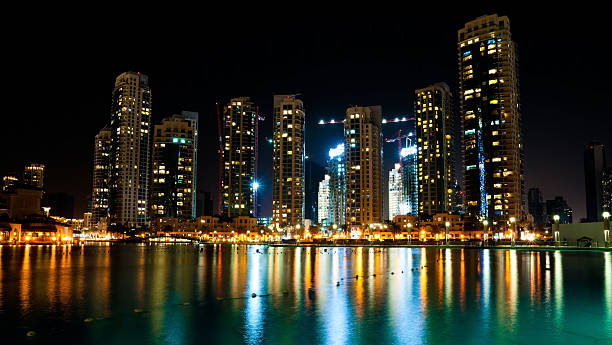 istock Colorful night view of city 142566242