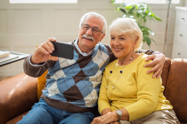 istock Senior couple at home 1425664841