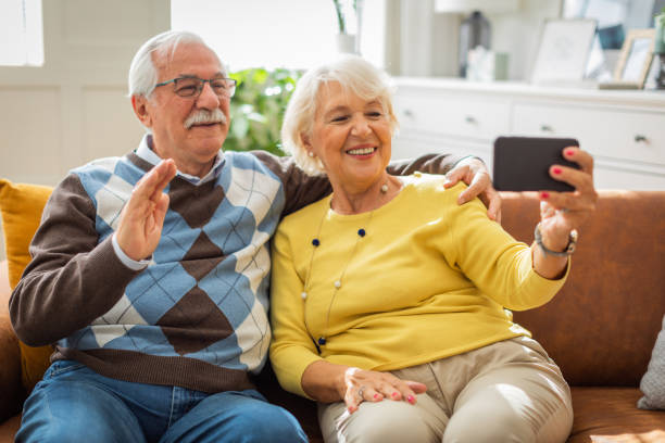 istock Senior couple at home 1425664847