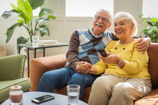 istock Senior couple at home 1425664863