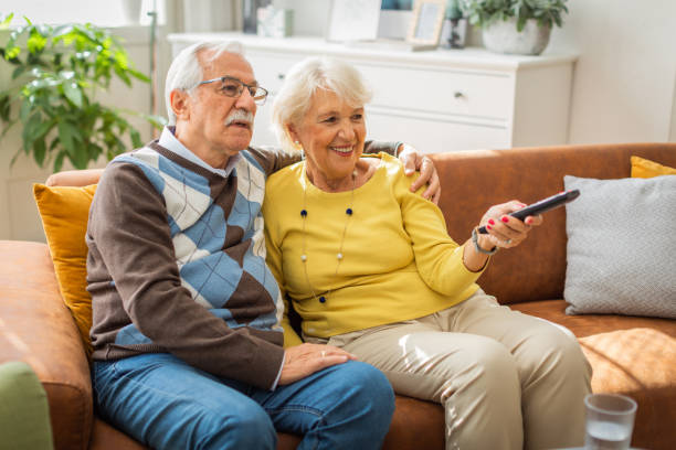 istock Senior couple at home 1425664872