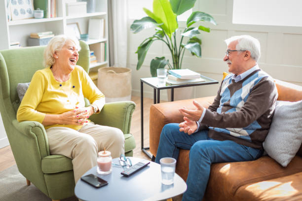istock Senior couple at home 1425664934