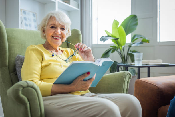 Senior woman at home