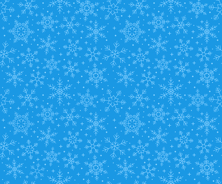 Vector illustration of winter snowflake vector background.
