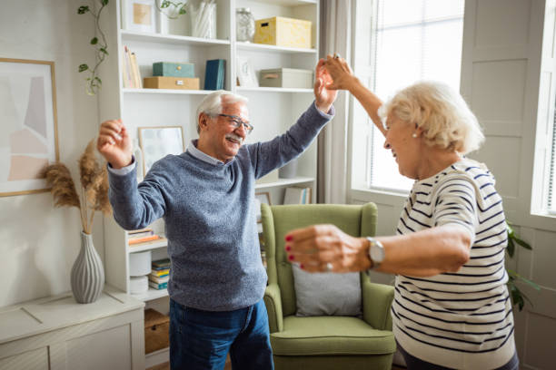 istock Senior couple at home 1425665061