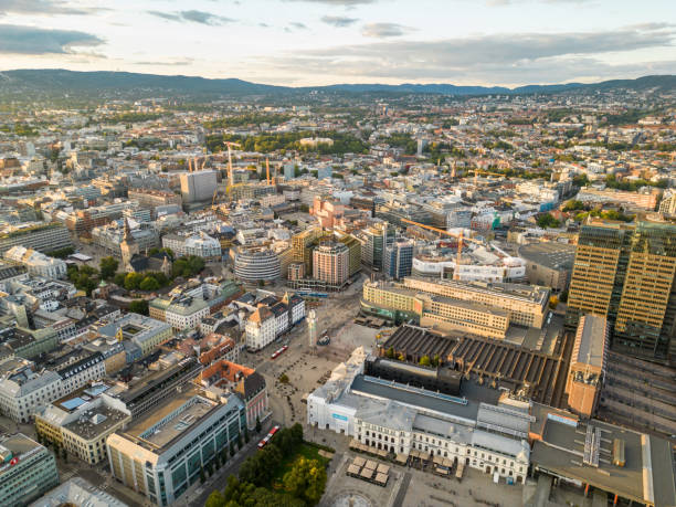 istock Aerial photo Downtown Oslo Norway 1425674062