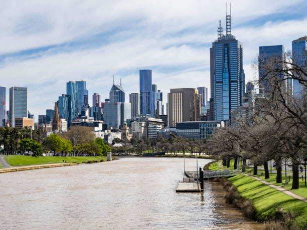 istock Melbourne Skyline on the Yarra River 1425698330