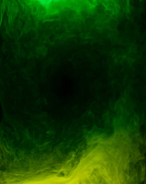 Swirling clouds of smoke