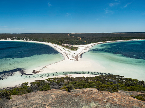 High angle view of  peninsular