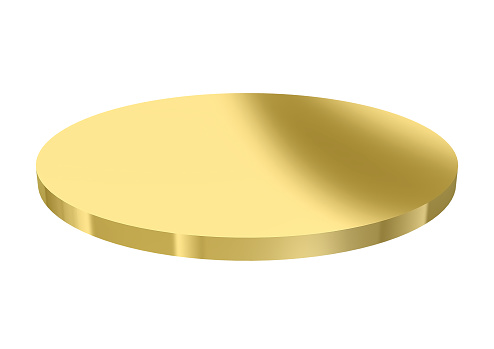 Royalty free 3d rendering of gold seal with clipping path embedded. 