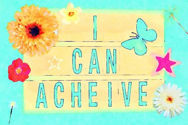 istock I Can Achieve in Watercolour Theme 1425731315