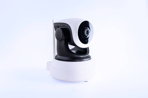 istock CCTV security wireless camera for the interior of the house isolated on white background 1425744545