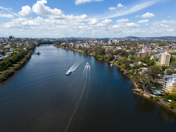 istock Aerial View of Brisbane River at West End 1425748534